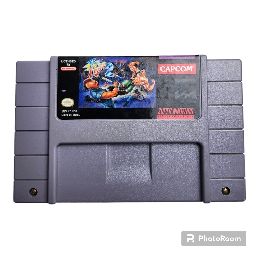 Final Fight 2 (Super Nintendo, 1993) ~AUTHENTIC GAME~ Tested & Working